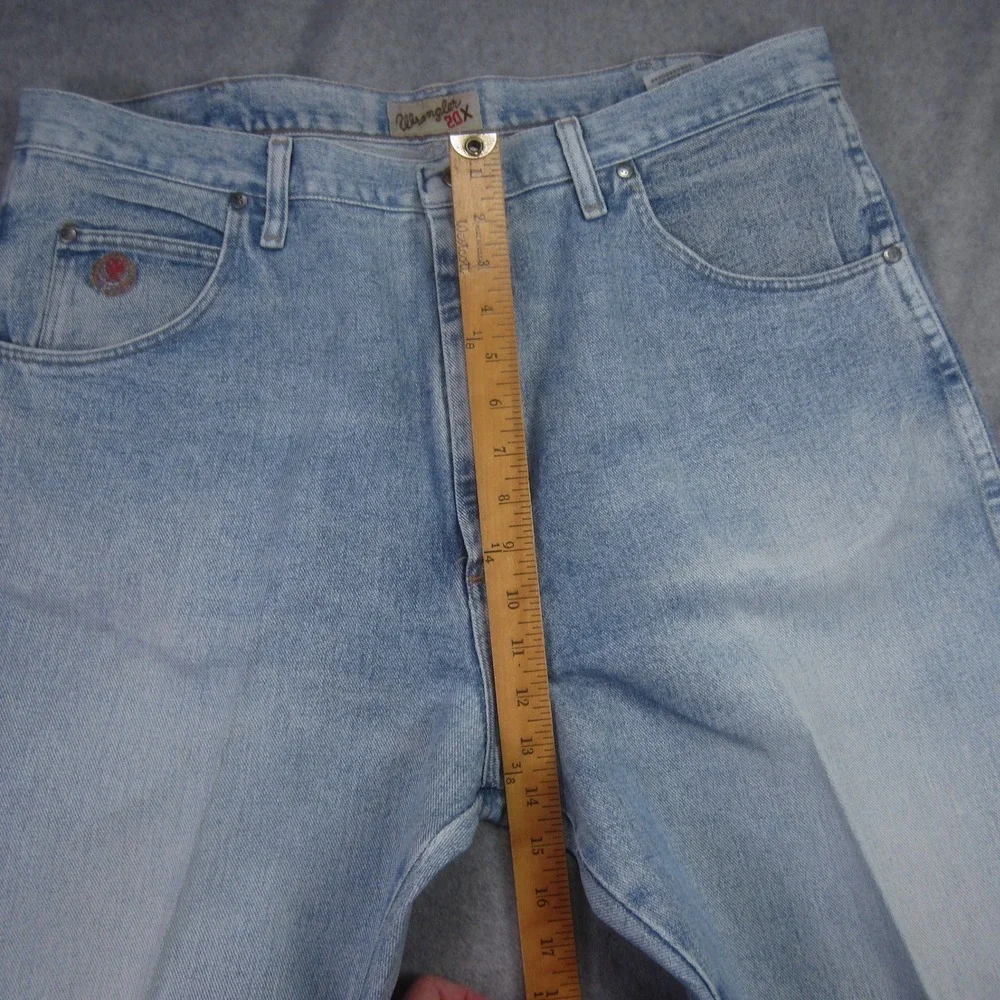 Wrangler 20X Jeans‎ Mens 38x33 Style 22 Original Light Wash Denim